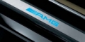 AMG door sill panels, Blue-backlit, brushed stainless steel, x 4 (rear door sill panels non-illuminated)